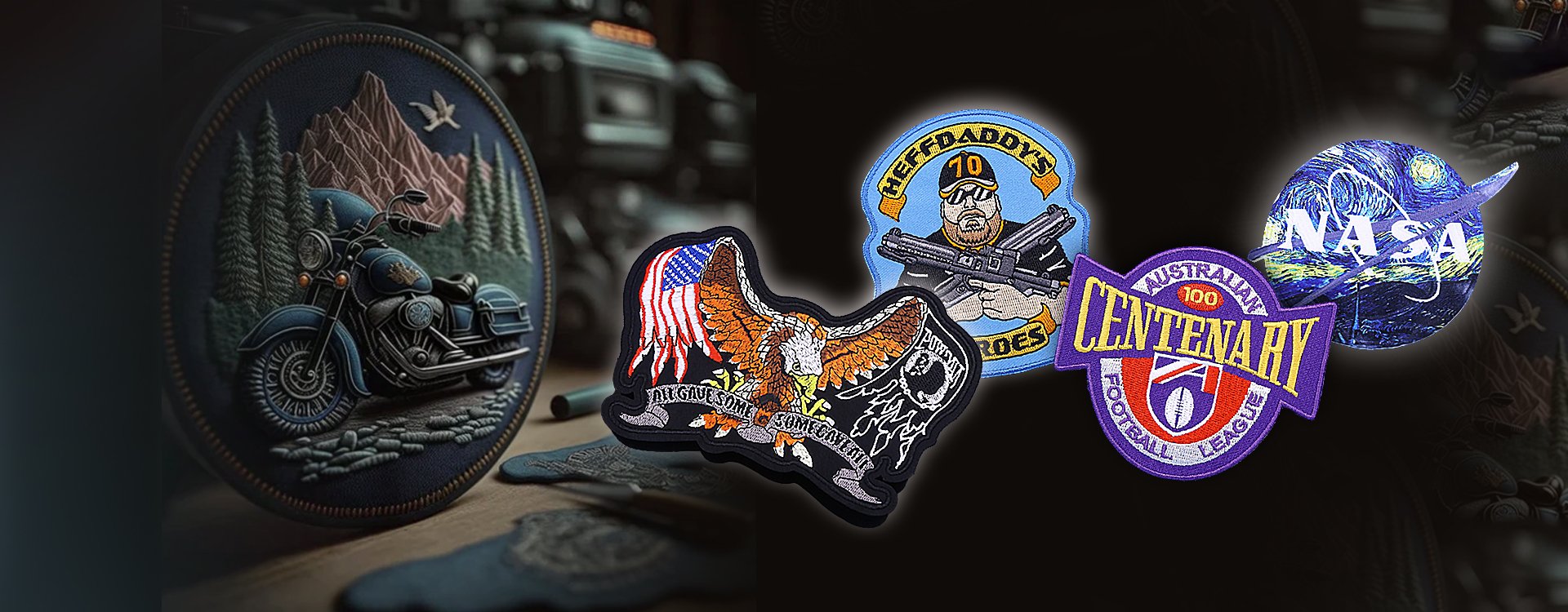 Custom Embroidery Patches Banner